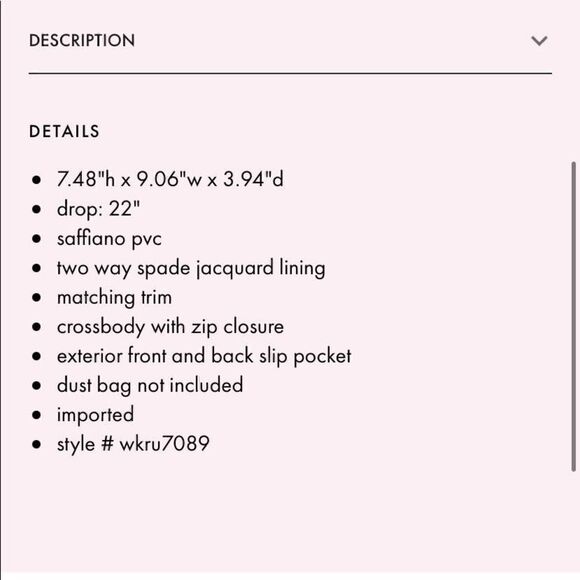 NWT KATE SPADE Blue Floral Payton Dome Crossbody - Picture 7 of 16